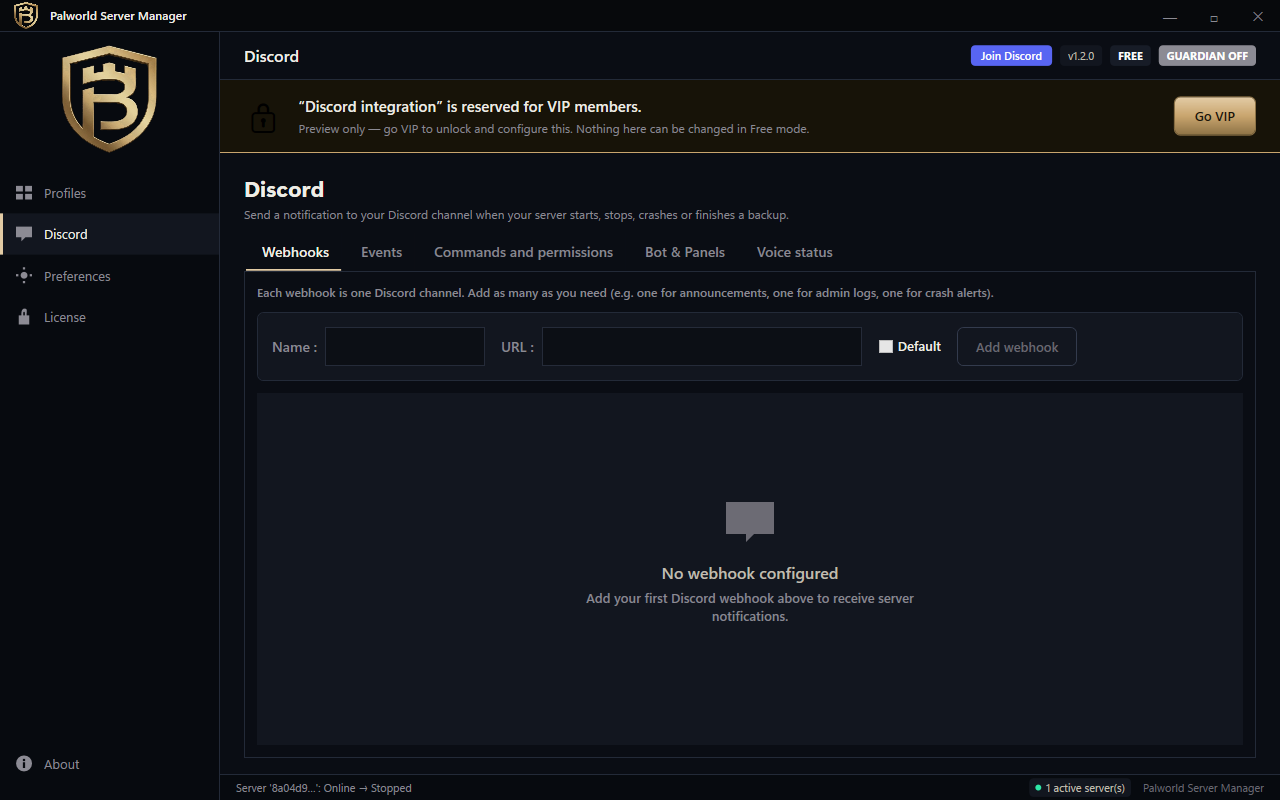 Discord notifications